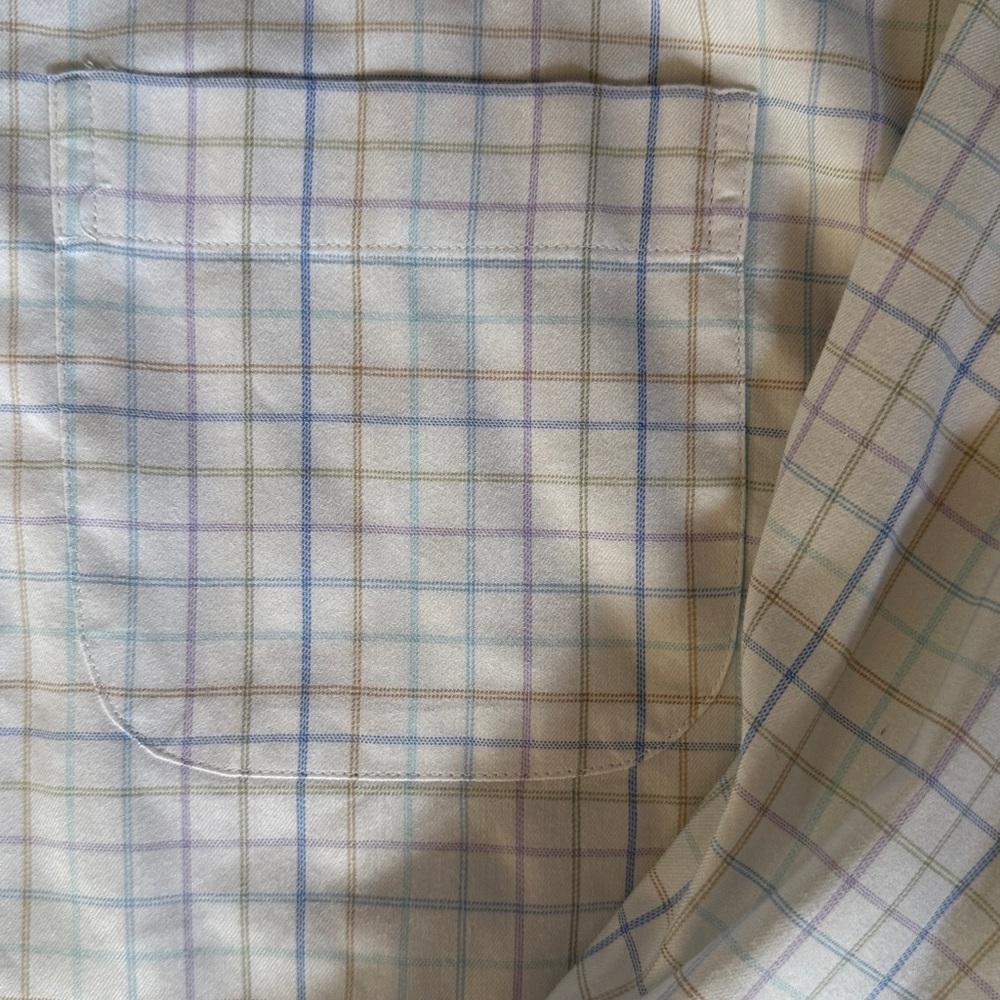 TWO!! Peter Millar shirts, one is blue and one is white, both size XXL - Picture 8 of 9